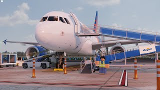 Flying on Allegiants A319 Inaugural Flight [upl. by Rupert503]