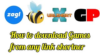 How to download files from any link shortner Gameflixav gameflixav4267 [upl. by Eintruok]