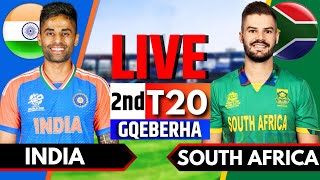 India vs South Africa 2nd T20  Live Cricket Match Today  IND vs SA Live Match Today  Innings 2 [upl. by Melli720]