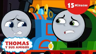 La broma de Thomas  Trenes A Todo Vapor Thomas y Sus Amigos Mejores momentos [upl. by Tabber]