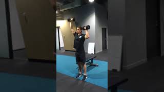 Alternating Single Arm Dumbbell Shoulder Press [upl. by Dubenko]