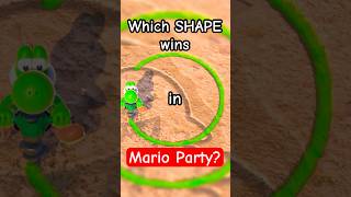 Which Shape Wins in Mario Party gaming marioparty mario nintendo [upl. by Mosier]