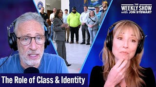 Jon Stewart on the Divide Between Dems and the Working Class with Sarah Smarsh  The Weekly Show [upl. by Nosmoht86]