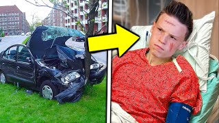 Ashton ALMOST DIED in Car Crash Ninja Kidz TV [upl. by Assertal]