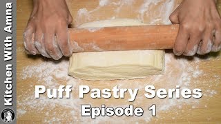 Cheapest Puff Pastry Dough Without Butter  Puff Pastry Episode 1  Kitchen With Amna [upl. by Colvin]