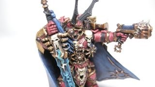 How to Paint Dark Vengeance Chaos Lord Kranon [upl. by Skolnik]