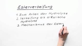 Esterverseifung  Chemie  Organische Chemie [upl. by Graehl]