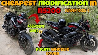 Cheapest💸 Modification in Ns200 bs7part1🥵ns200 modified [upl. by Refinneg]