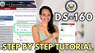 HOW TO FILL OUT Form DS160 Correctly  StepbyStep Guide 2024  K1 USA Visa Application [upl. by Ojytteb432]