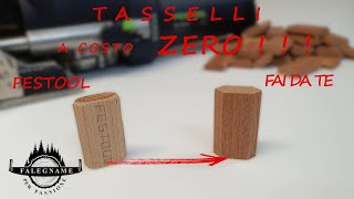 Tasselli Domino festool a costo ZERO 😎 [upl. by Ellerrehc44]