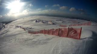 Belchen Schwarzwald  Skiabfahrt  Piste 3  Top Panorama [upl. by Christianna]