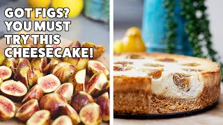 Delicious Fig Cheesecake Recipe [upl. by Suoirred]