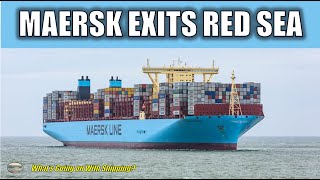 Maersk Decides to Exit the Red SeaAGAIN [upl. by Lossa640]