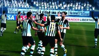 Gols de Neymar e Ganso  DEMO PES 2012 [upl. by Laurene]