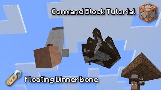 How to make flying Dinnerbone mobs  Minecraft Bedrock Command Blocks Tutorial [upl. by Haila]