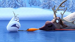 Frozen  Olaf vs Sven Funny Scene [upl. by Pesek533]