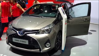 Toyota Yaris Hybrid 2016 In detail review walkaround Interior Exterior [upl. by Meakem]