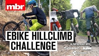 Hill Climb Challenge on eBikes  Mountain Bike Rider [upl. by Lorelie]