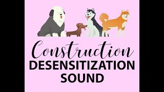 Dog Desensitization Puppy Socialization Construction Noise and Sound [upl. by Yessac882]