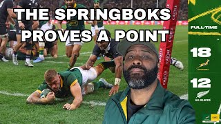 Springboks tried a different style vs All Blacks [upl. by Sregor]