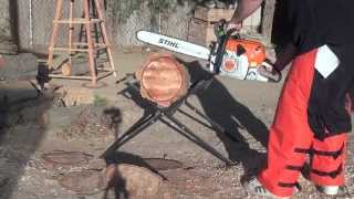 New STIHL MS 441 R CM Chain Saw FIRST CUTS [upl. by Annette]