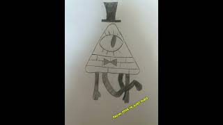 Smol Bill 3 drawing funny subscribe art gravityfalls billcipher [upl. by Labannah]