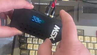 Load MSX games from SD card  Maxduino [upl. by Hirza]