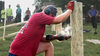 These Boys Build The Best Fence Youll Ever See By Hand [upl. by Itsirk]