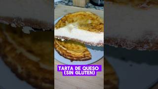 Tarta de queso SIN GLUTEN recetas tartadequeso tartadequesosingluten [upl. by Anyaj615]