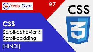 CSS ScrollBehavior and ScrollPadding  Smooth Scrolling in CSS without JS [upl. by Ahsatak]