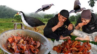 GURIHNYA DAGING BURUNG TEKUKUR DAN RUAK RUAK DI MASAK LOKASI BERBURU [upl. by Gertrudis699]