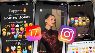 SAIU 🥳 HONISTA ATUALIZADO 2024 INSTAGRAM estilo IPHONE com EMOJIS IOS  IOS FONTES  BORDA CURVADA [upl. by Chretien740]