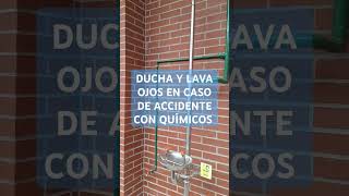 ¿SABÍAS QUE EXISTÍAN química lavaojos derrame accidente [upl. by Pliam]