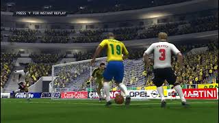 Fifa 14 moddingway patch 1600 England Legends 2 vs Brazil Legends 1 [upl. by Resay]