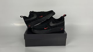 Nike Air Force 1 Low MultiSwoosh Black Orange DZ4514001 [upl. by Colbye]