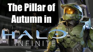 Playing The Pillar of Autumn  Custom Halo Infinite Forge Campaign [upl. by Akenahs]