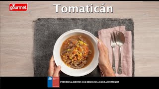 Receta Tomaticán  Gourmet [upl. by Zilada]