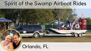 Orlando Airboats  Spirit of the Swamp Airboat Rides  Launched from Kissimmee St Cloud Dock [upl. by Cristian]