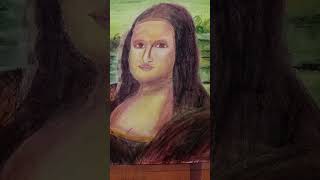 Mona Lisa drawinglikesubscribe comment artist [upl. by Dena]