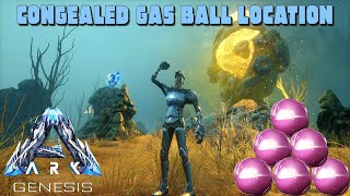 ARK Genesis  Congealed Gas Ball Location l EASY WAY TO OBTAIN [upl. by Einwahs820]