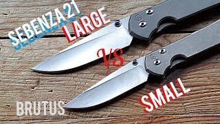 Sebenza 21 small vs Sebenza 21 Large [upl. by Offen]