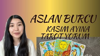 ASLAN BURCU  KASIM ayına TAROT tahmini 2024 ❤️❤️❤️ [upl. by Nikola244]