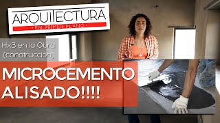 CÓMO HACER MICROCEMENTO ALISADO  CONSTRUCCIÓN [upl. by Notfa]