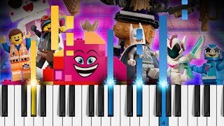 Catchy Song  The LEGO Movie 2 The Second Part  EASY Piano Tutorial [upl. by Melany]