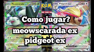 Como jugar meowscarada ex  Temporal Forces  tips y trucos [upl. by Shanley7]