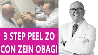 3 STEP PEEL ZO BY ZEIN OBAGI Dott P Masolini Alessandria [upl. by Ayar]