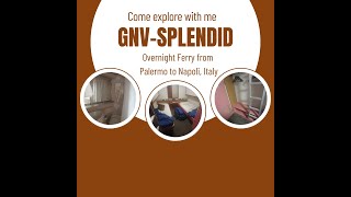 GNV Splendid Ferry Come explore with me [upl. by Wertz]