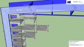 Bridging Scaffold with Layher Allround Diagonals [upl. by Ekenna216]