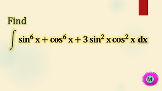 Integral ∫ sin6 x cos6 x 3sin2 x cos2 x dx [upl. by Llennej435]