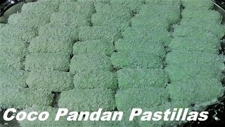 How to Make Pastillas Coco Pandan  Pastillas Coco Pandan Recipe [upl. by Emirak]